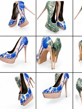 Nude Sky High Platform Heels – Size 10
